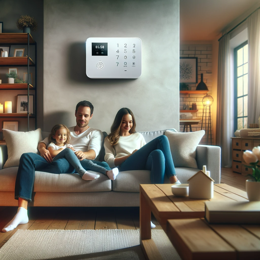Famiglia sicura in casa
