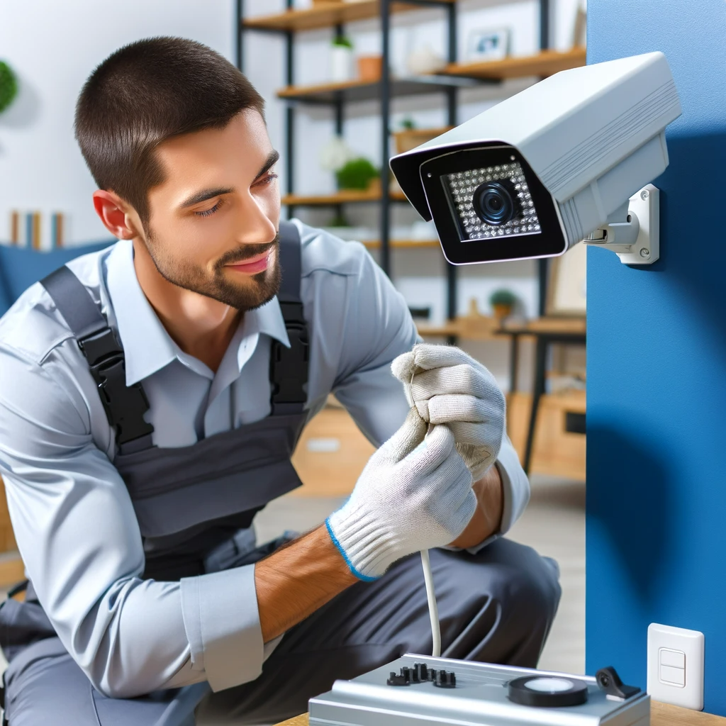 Installatore e telecamera di videosorveglianza